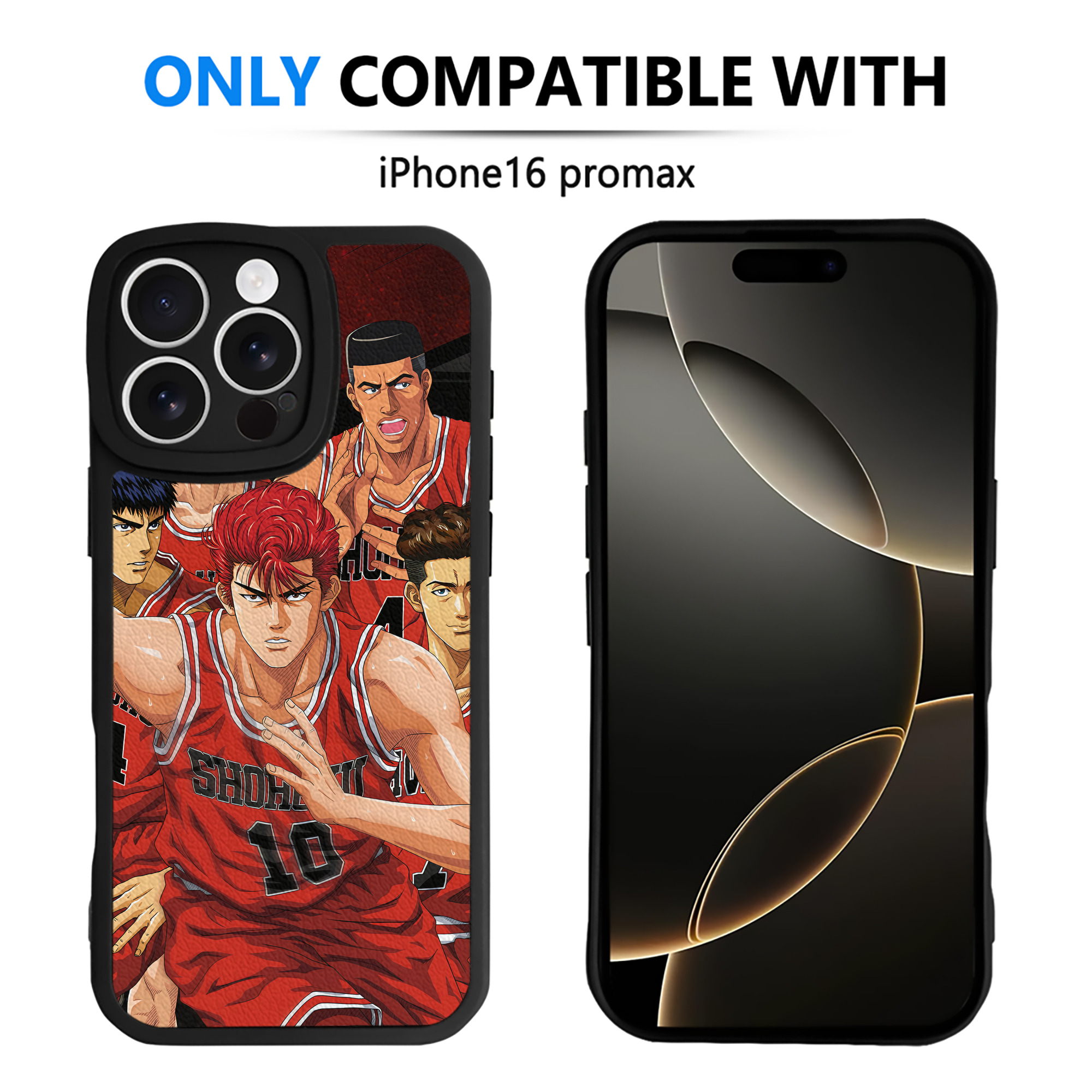 （画像用） SLAM DUNK／スラムダンク 【iPhone 16シリーズ対応】シリコンスマホケース（レザー調） 材質：シリコン